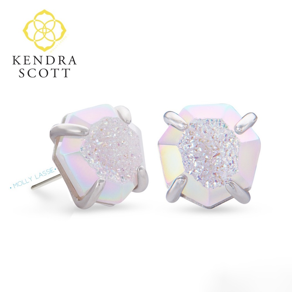 Kendra Scott Ryan Iridescent Drusy - Picture 1 of 2
